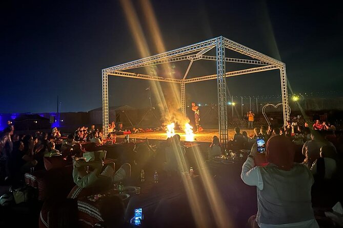 Desert Safari Abu Dhabi - The desert camp after dark