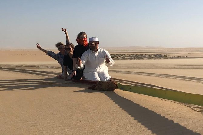 Desert Safari Adventure 4 hours from Doha with Pickup - Sunset at the Inland Sea near Saudi Arabia