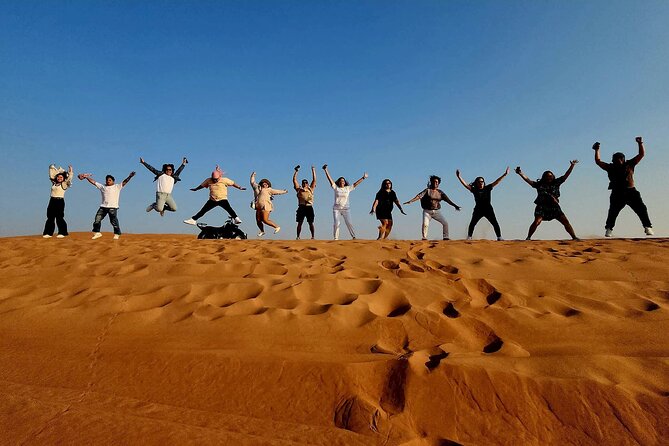 Desert Safari Adventures: Dune Bashing, Camel Rides, and BBQ, ATV - Sunset photography gives the desert some breathing room