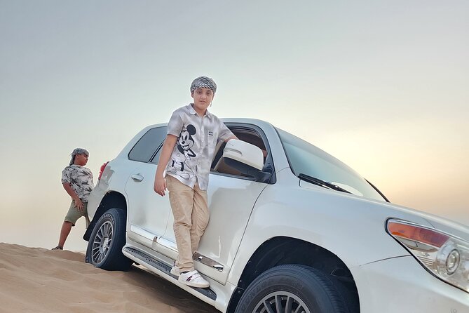 Desert Safari BBQ Dinner, Live Shows, ATV Bikes, Sandboarding - Belly dance, tanoura, and the fire show