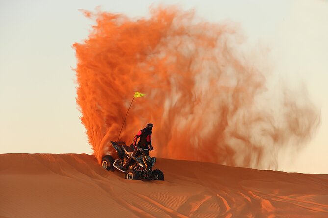 Desert Safari Dubai BBQ Dinner & Live Shows - Sandboarding and the high-dune photo stop