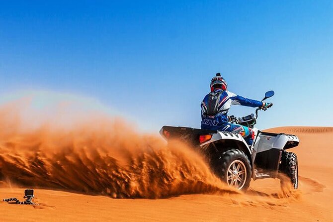 Desert Safari Dubai with BBQ Buffet Dinner - The desert camp after sunset