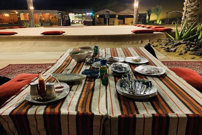 Desert Safari Experience with Dune Bashing and Dinner in Dubai - Meeting the desert’s camels and falcons