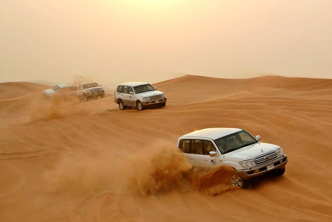 Desert Safari Experience with Dune Bashing and Dinner in Dubai - The 4x4 ride across Maleha