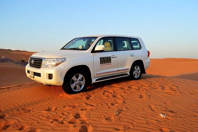 Desert Safari in a 4 x 4 with Sand Ski and Camel Ride from Dubai - Leaving the city for the Arabian dunes