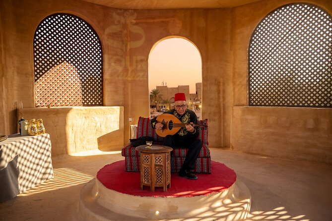 Desert Safari: Luxury Fortress Dinner, Camel Ride & Dune Bashing - A buffet dinner with a live BBQ station