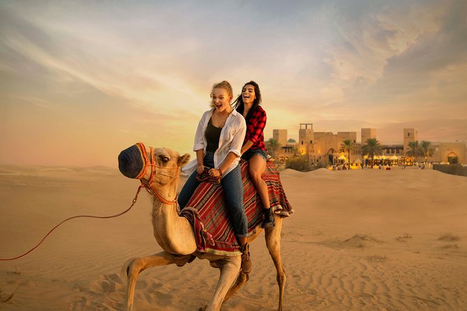 Desert Safari: Luxury Fortress Dinner, Camel Ride & Dune Bashing - Booking, timing, and cancellation details
