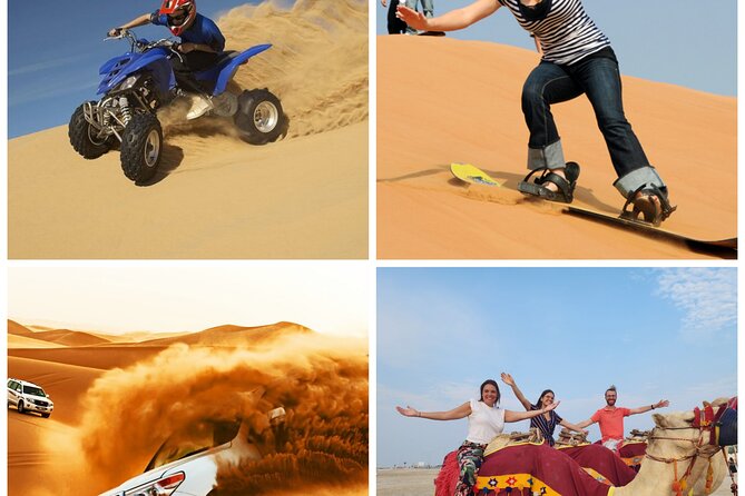 Desert Safari, Quad Bike, Sandboarding and Camel Ride - From Doha to Mesaieed and Sealine Beach