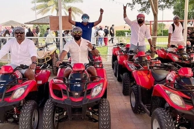 Desert Safari, Quad Biking, Sand Surfing and BBQ Dinner In Dubai - Camel riding and the Bedouin-style camp