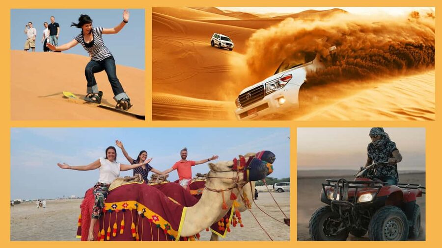 Desert Safari, QuadBike,Dune buggy, Sandboarding & CamelRide - From Doha streets to open Qatar desert