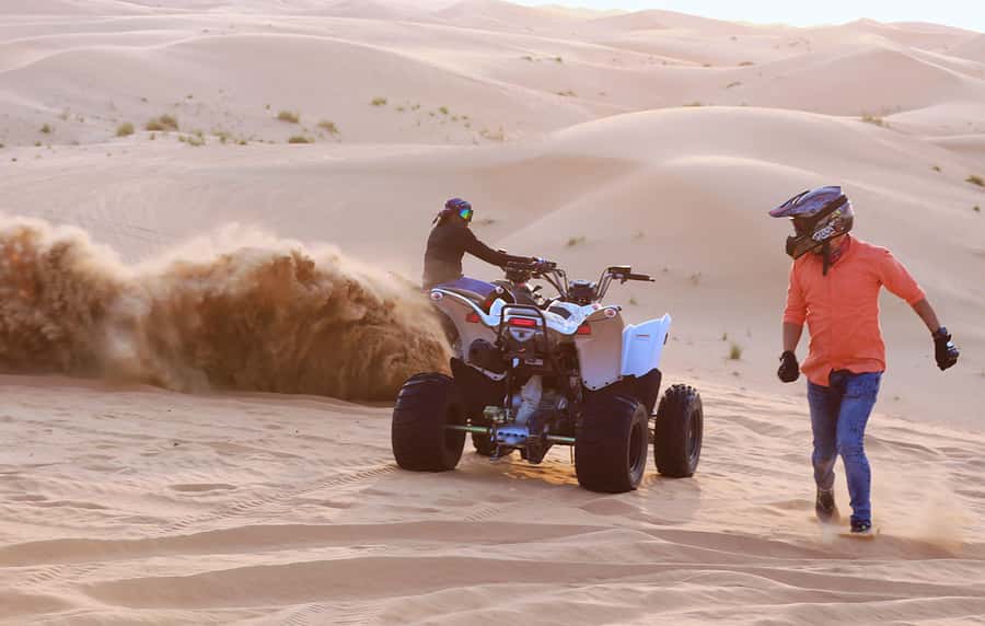 Desert Safari Self-Drive Quad Bike OR Dune Buggy Experience - From Doha to Mesaieed, the desert begins slowly
