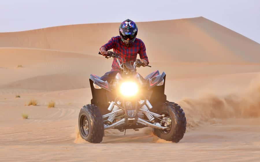 Desert Safari Self-Drive Quad Bike OR Dune Buggy Experience - Sealine Beach Resort adds camels and a slower pause