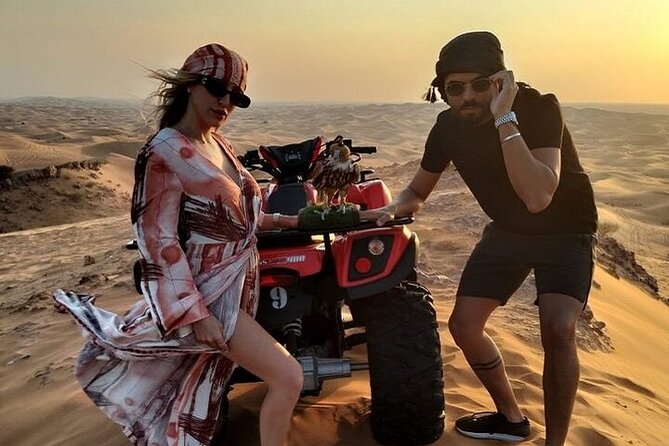 Desert Safari With BBQ Dinner, Quad Ride And And Sand-boarding - Sandboarding and the best photo stop