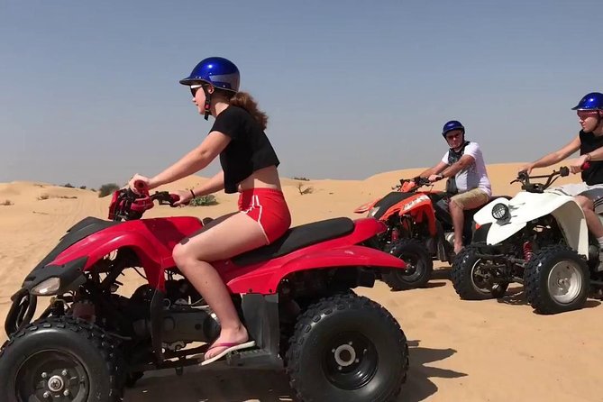 Desert Thrills: Evening Safari with Quad Bike & Camp Activities - Sandboarding and a short camel ride