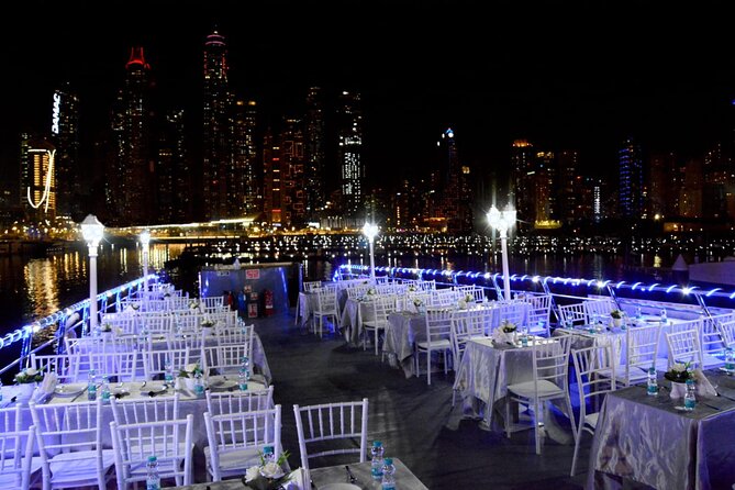 Dhow Cruise with Dinner at Dubai Marina - Dhow, catamaran, and seating concerns