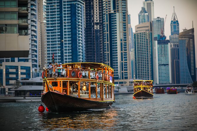 Dinner Cruise in Dubai Marina onboard Alexandra Dhow - The buffet offers broad appeal, not fine dining