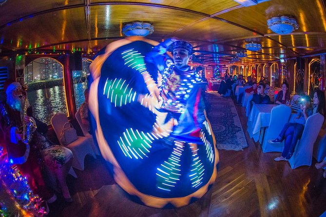 Dinner Cruise in Dubai Marina onboard Alexandra Dhow - Entertainment adds atmosphere, with limits
