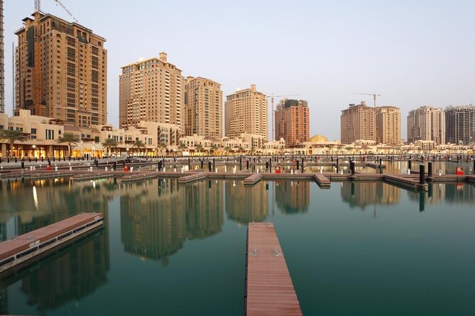 Doha City Tour And Dhow Boat Cruise (Private/Sharing) - The Pearl shows Doha’s polished waterfront side