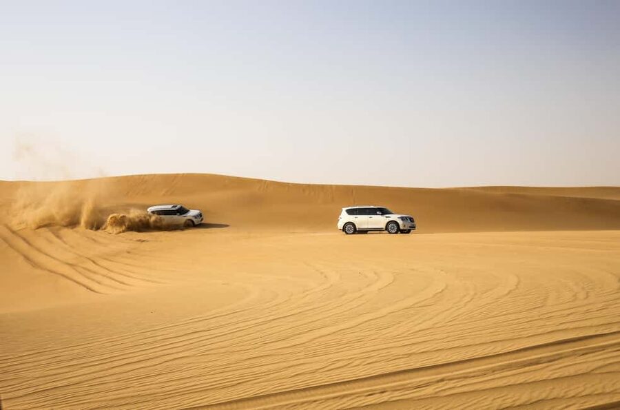 Doha Desert Excursion, Camel Ride, Inland sea, Sandboarding - The drive from Doha and what it tells you