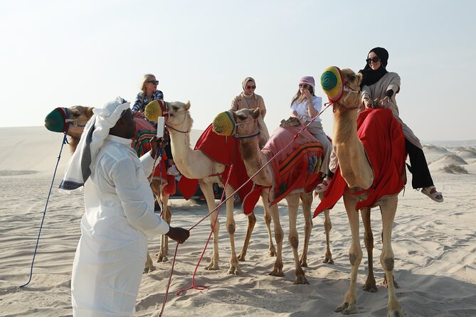 Doha Desert Excursion Dune Bashing Sandboarding Camel Ride - Who will enjoy this desert safari most
