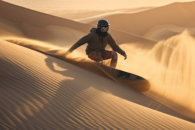 Doha Desert Excursion Dune Bashing Sandboarding Camel Ride - Pickup from Doha and the private 4x4
