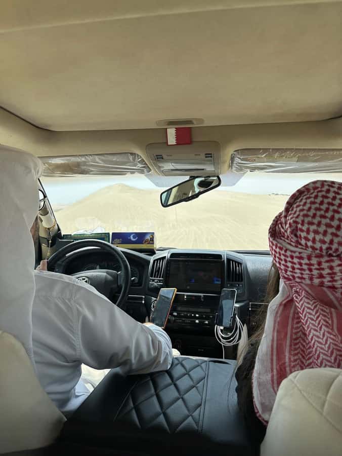 Doha: Desert Safari, Adventure, Sandboarding and Camel Ride - Sandboarding Without a Big Learning Curve