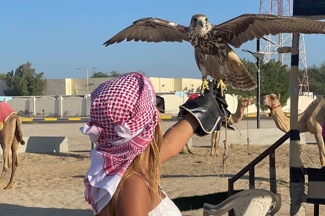 Doha Desert Safari Camel Ride Dune Bashing and ATV Bike - ATV biking and sandboarding add the action