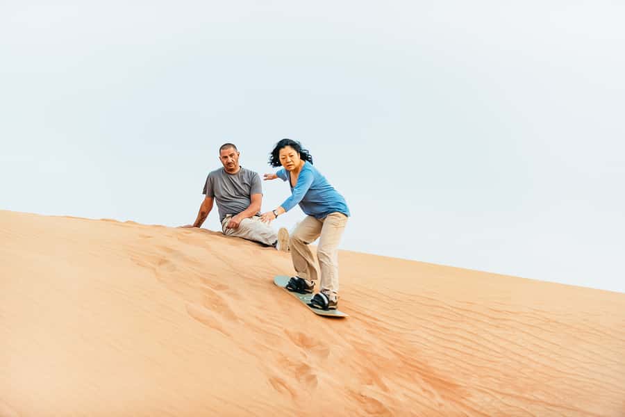 Doha: Desert Safari Dune Bashing, Sandboarding, & Camel Ride - The return to Doha and the four-hour schedule