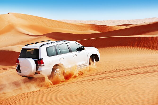 Doha Desert Safari Full day With Dinner,Dune Bashing,Sandboarding - Khor Al Udaid, Where Sand Meets Water