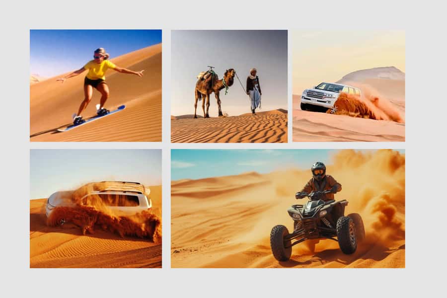 Doha: DesertSafari with Quad Bike, Camel Ride & Sandboarding - Key points at a glance