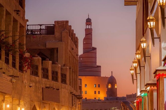 Doha Night City Tour | Souq Waqif | National Museum | The Pearl | Katara Village - The Corniche: Doha’s waterfront opening scene