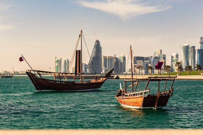 Doha Night City Tour With Pickup From Doha airport and Hotels - Katara Cultural Village after sunset