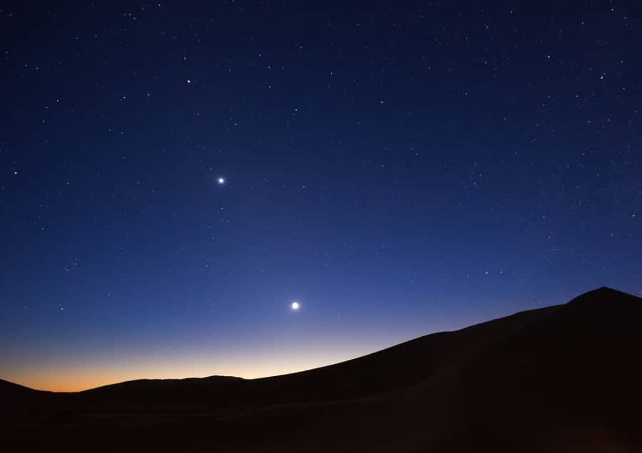 Doha: Night Desert Safari with Stargazing & Camel Ride - The Inland Sea at night