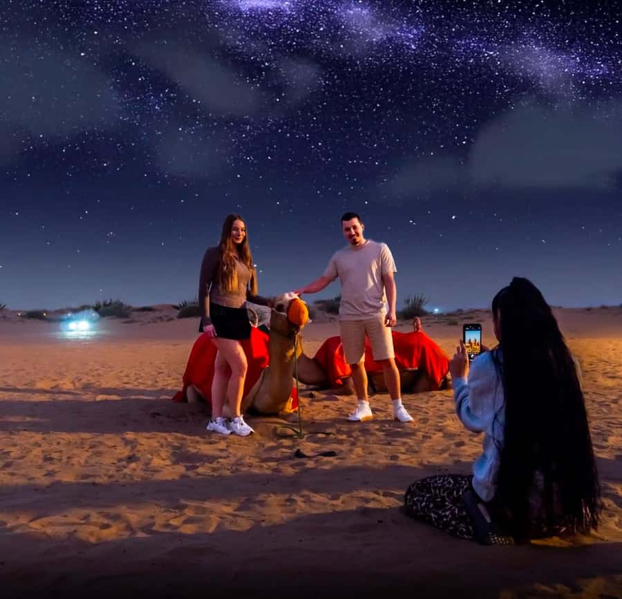 Doha: Nighttime Desert Safari with Dune Bashing & Camel Ride - How much time you really get