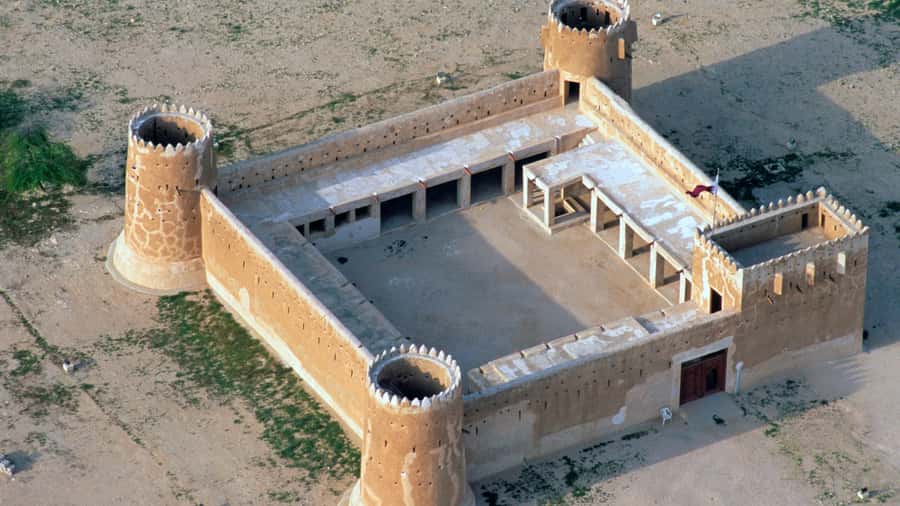 Doha: Private North Qatar Tour, Mangroves, & Zubara Fort - Zakheera Beach and the mangroves near Al-Thakira