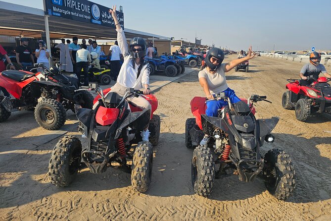 Doha Qatar ATV Quad Bike Buggy Dune Bashing and Camel Ride - Is $98.50 a fair price?