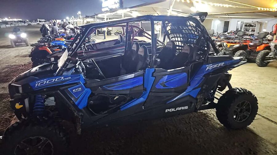 Doha Qatar Buggy ride, camel ride, dune bashing, sandboard. - SUV dune bashing puts the guide in control