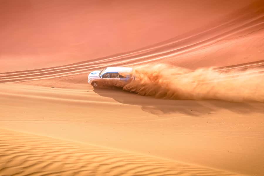 Doha: Safari, ATV, Camels, Sandboarding and Inland Sea Tour - Sealine Beach and the camel stop