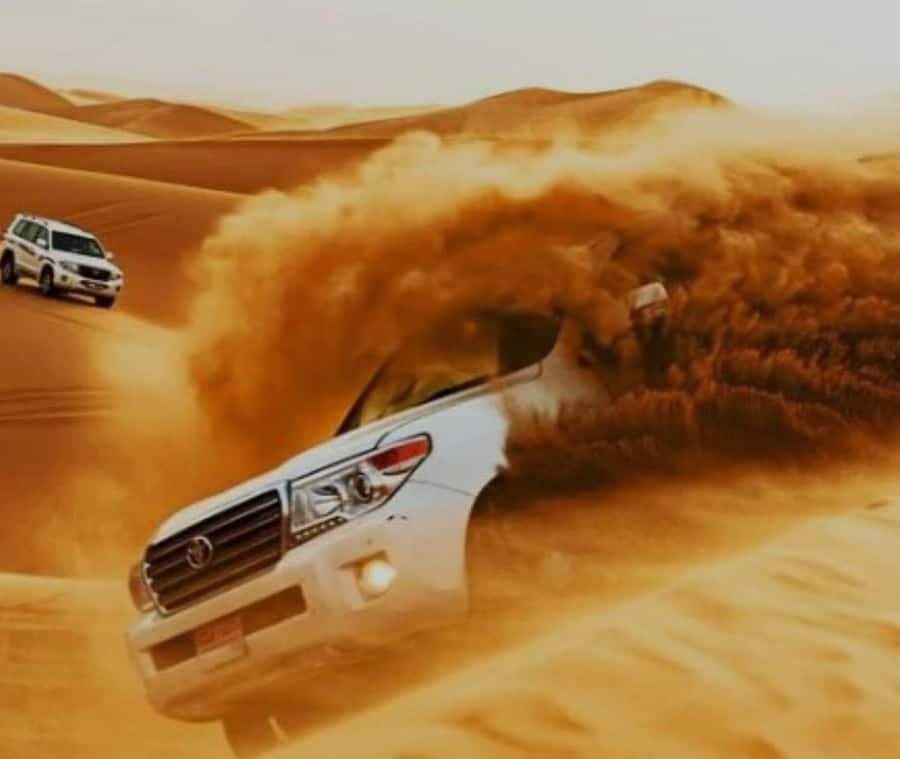 Doha: Safari, Camel Ride, Sandboarding and Inland Sea Tour - Dune bashing with Abood, Ismail, Hassan, or another desert driver