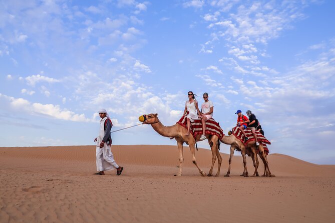 Doha: Safari, Dune bashing, Camel Ride, Sandboarding & Inland Sea - Camel riding: a quick taste, not a desert trek
