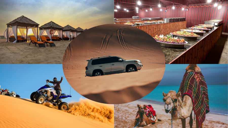 Doha:Safari Tour with Lunch/Dinner in Desert by the Sea Side - Khor Al Udaid, where the dunes meet the water