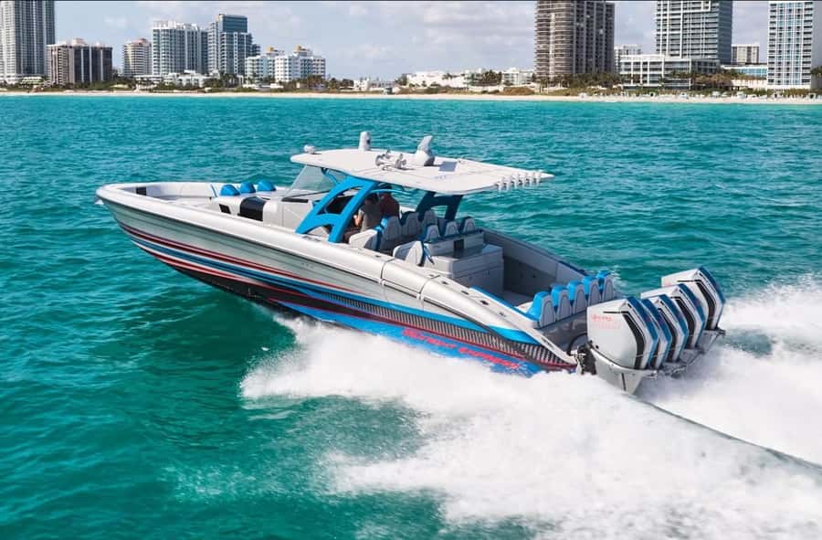 Doha: Speed Boat Adventure – 1 Hour Thrill Ride - The skyline, The Pearl-Qatar, and the open Gulf