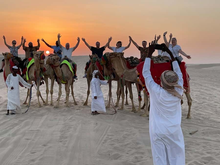 Doha: Sunset Safari, Dune Bashing, Sandboarding & Camel Ride - Why the sunset timing makes this tour special