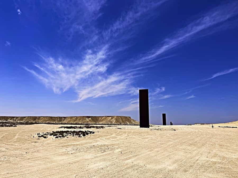 Doha: West Qatar Guided Journey With Pickup & Drop-Off - Richard Serra’s East-West/West-East in the desert