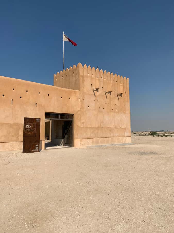 Doha: Zubara UNESCO Site, Mangroves & Jumail Village - Walking through abandoned Jumail Village