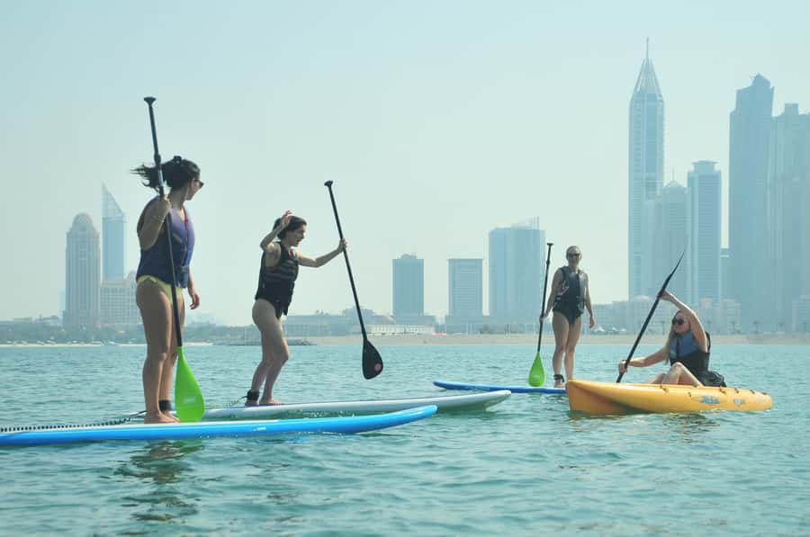 Dubai: 1-hour Kayaking or Stand Up Paddle at Dukes The Palm - The views are best when you slow down