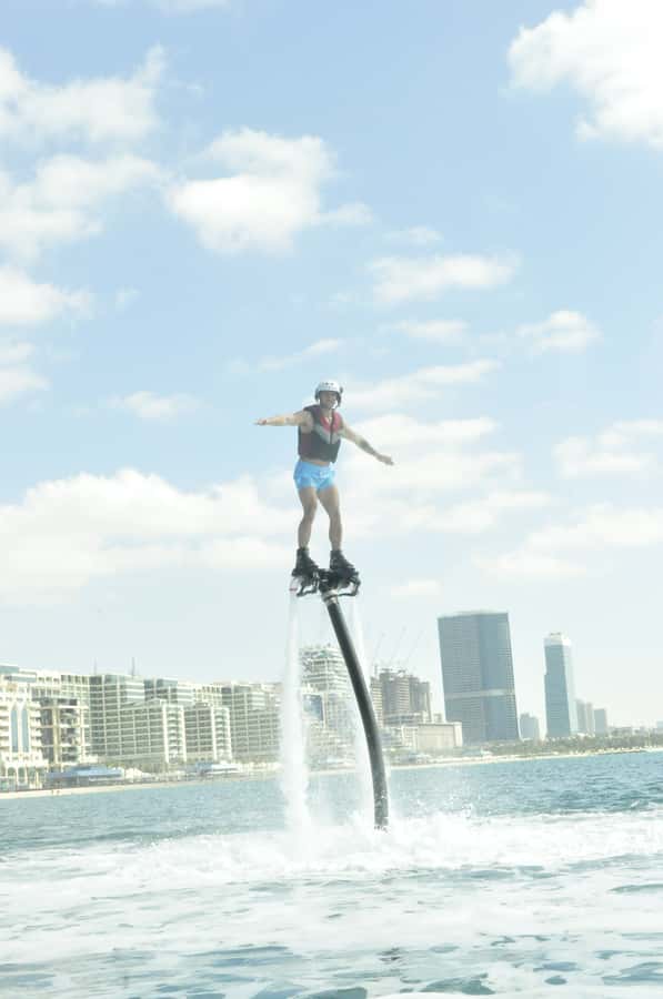 Dubai: 30-Min Flyboard Beginner Session at The Palm Jumeirah - The strongest part of the experience