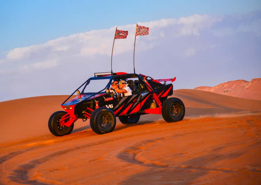 Dubai: 3000cc V6 Dune Buggy & Sandboarding -Private Tour - Key points at a glance