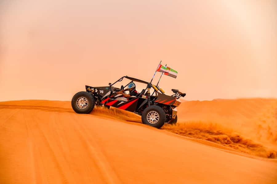 Dubai: 3000cc V6 Dune Buggy & Sandboarding -Private Tour - Is $392 per person fair value?