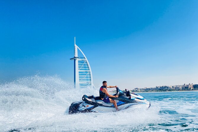 Dubai: 30min Jet Ski: Burj Al Arab w Pics, Videos, free Ice Cream - Who will enjoy this ride most?